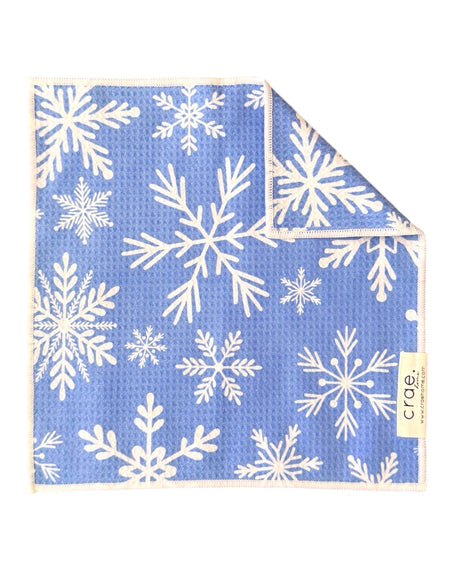 Snowfall Double-Sided Washcloth