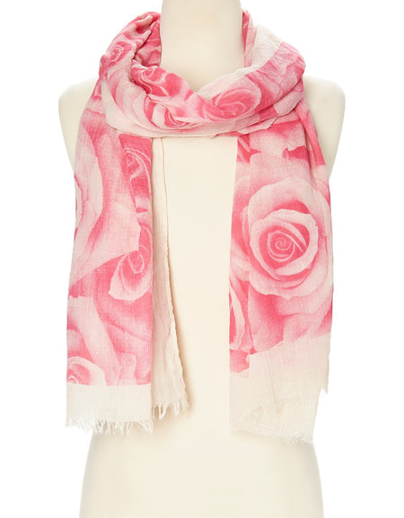 Rose scarf - Hot Pink