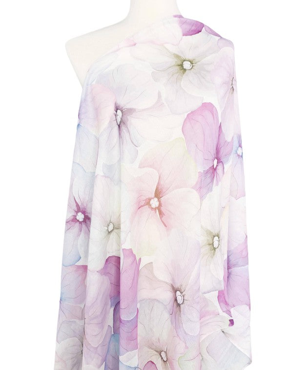 JC Pink Floral Scarf
