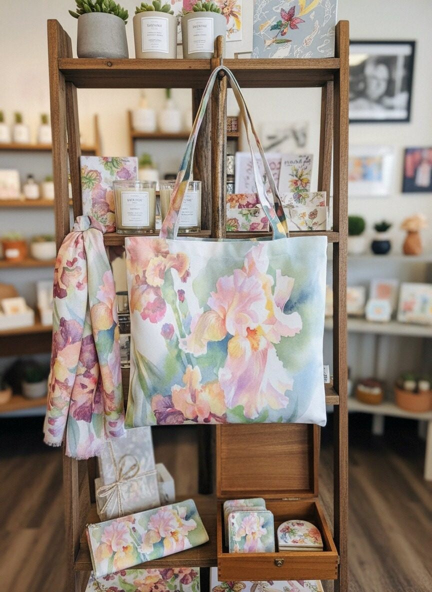 Watercolor Orchid Tote Bag