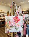 Pink Watercolor Peony Tote Bag