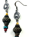 Swirl Top Bead Earrings