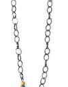 Mixed Dangles Necklace With Coins on Chain