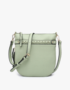 Esther Whipstitch Trim Round Crossbody - Sage