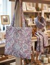 Art-inspired Premium Printed Shoulder Bag--vintage Paisley