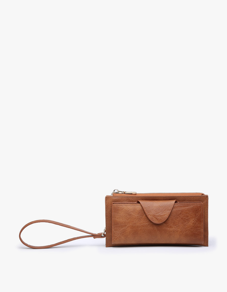 Kyla RFID Wallet w/ Snap Closure and Zip Change Pocket