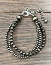 Polish Western Bead Strand Adjustable Bracelet