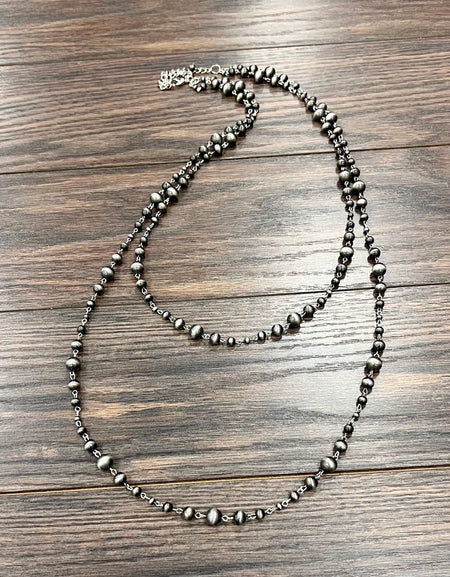 40" Handmade Navajo Necklace - Polish