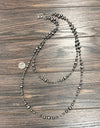 40" Handmade Navajo Necklace - Polish