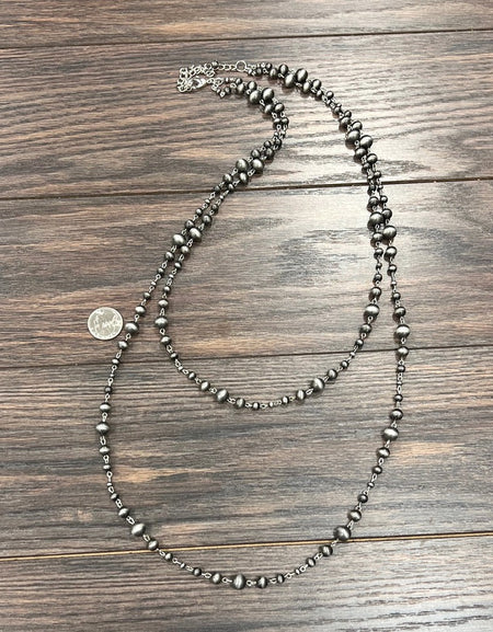 40" Handmade Navajo Necklace - Polish