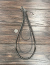 Polish 3-strand 30” Navajo Bead Necklace