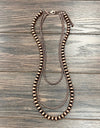 Copper 30strand 30” Navajo Bead Necklace
