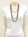 Copper 30strand 30” Navajo Bead Necklace