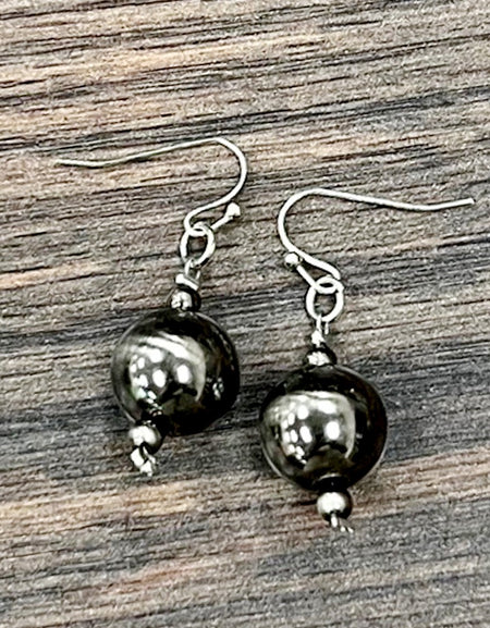 Polish Navajo Bead Earrings