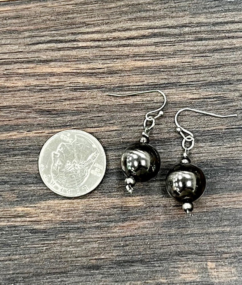 Polish Navajo Bead Earrings