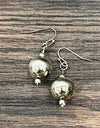 Silver Navajo Bead Earring