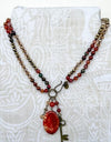 Suki  Necklace - Fire Agate