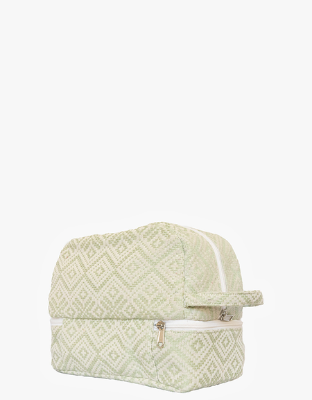 Theodora Top Zip Cotton Cosmetic Case