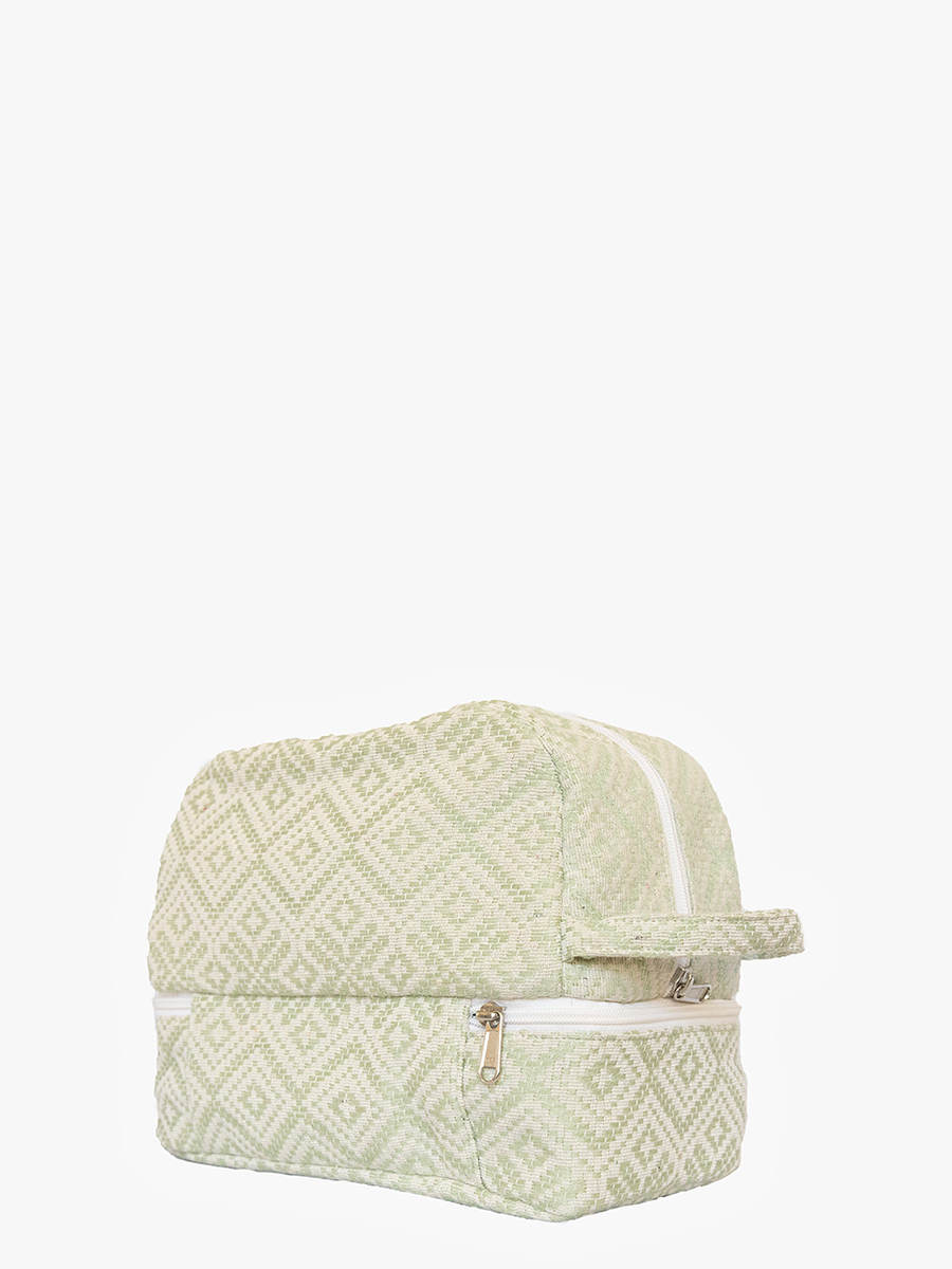 Theodora Top Zip Cotton Cosmetic Case