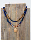 Becca Necklace - navy