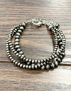 Traditional Navajo Bead Strand Adjustable Bracelet