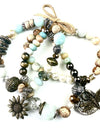 Bee/Sunflower multiple stretch bracelet set