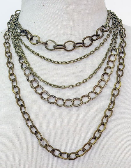 Syrah Necklace - Bronze