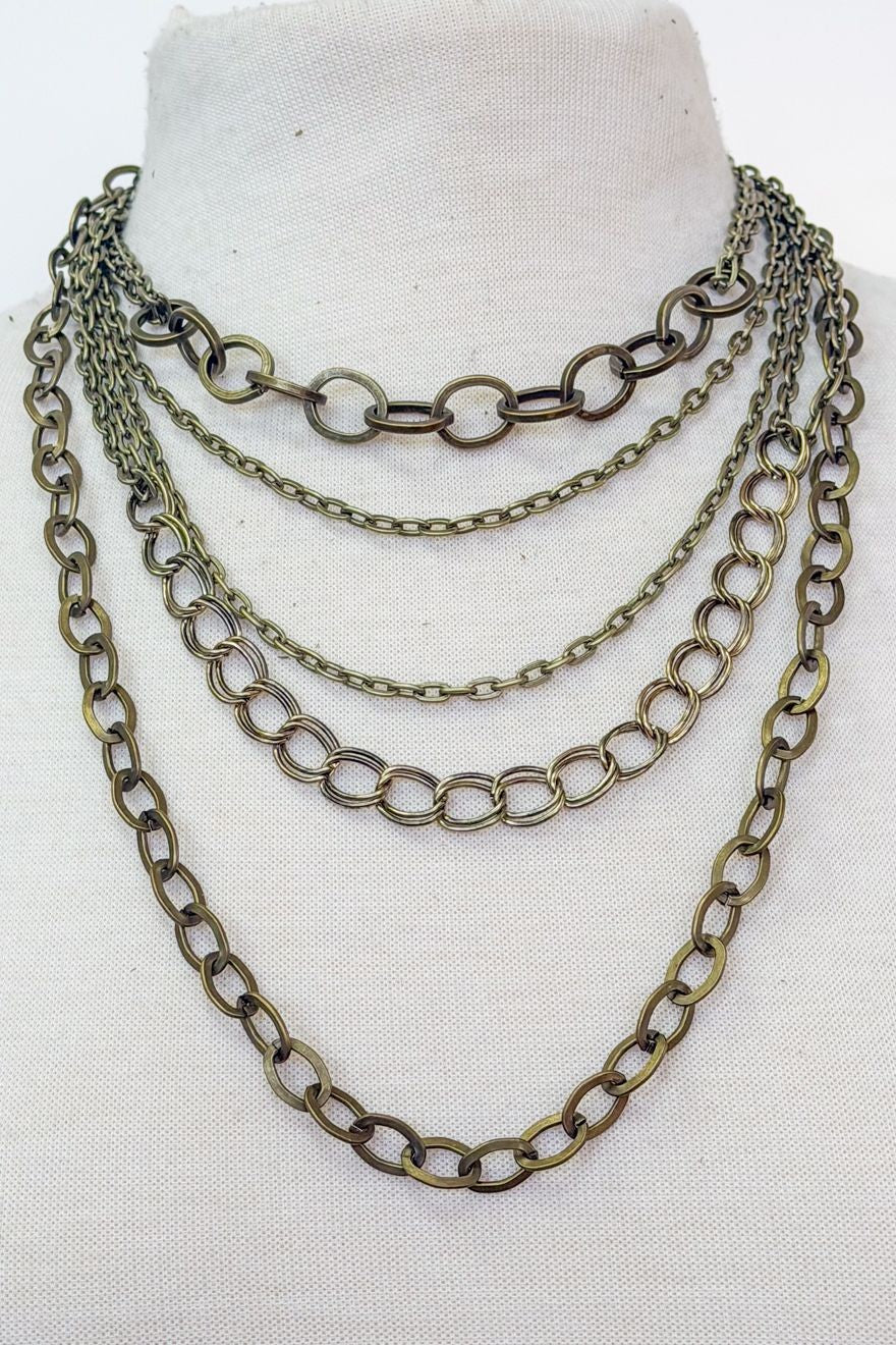Syrah Necklace - Bronze