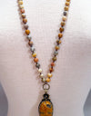 Florette Necklace - Crazy Agate