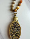 Florette Necklace - Crazy Agate