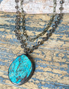 Paige Necklace - Smokey