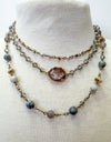 Florence Short Necklace - Gray