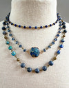 Janet Blue Short Necklace