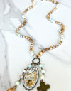 Emma Necklace - Amazonite/Jasper
