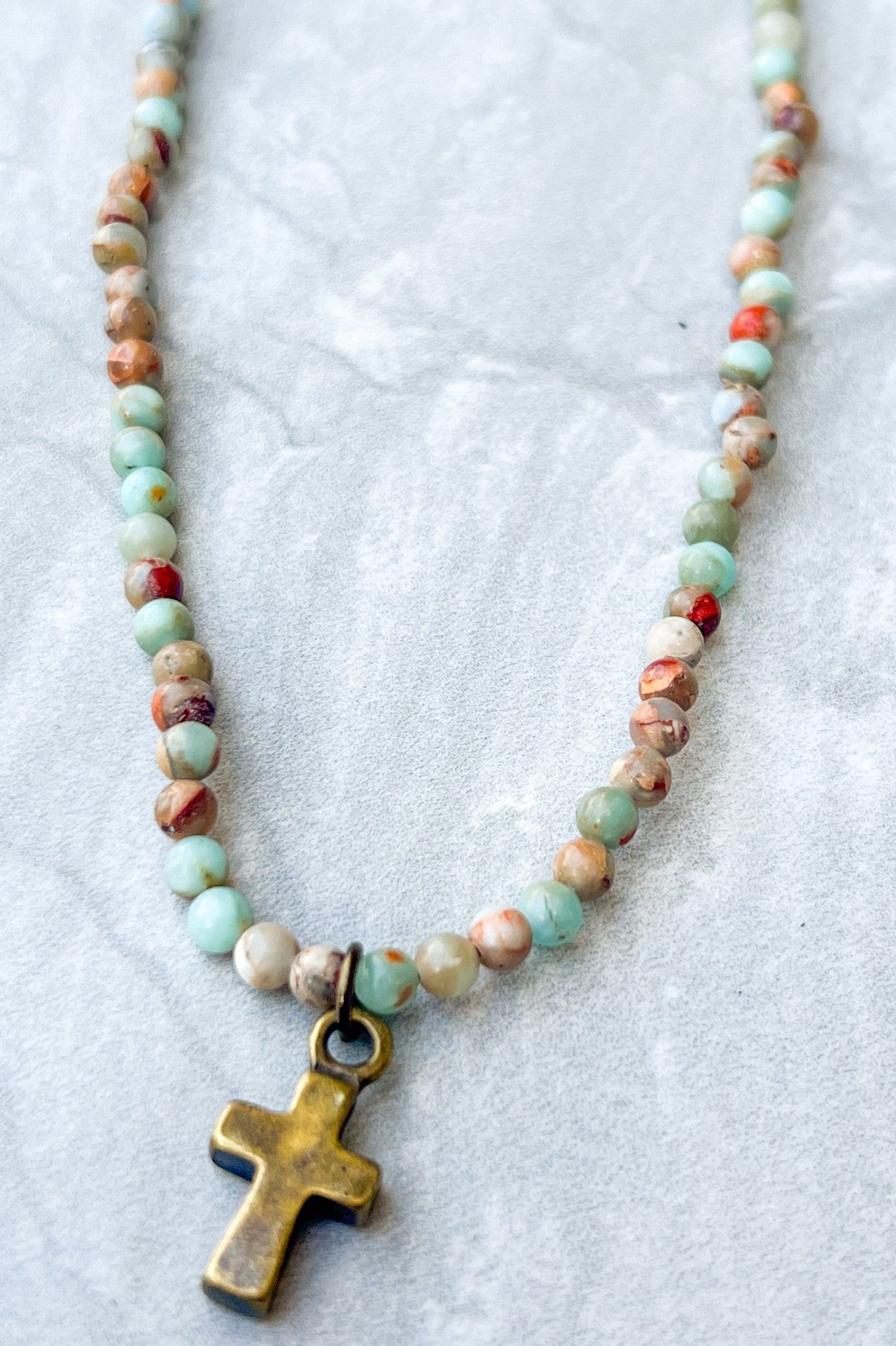 Kara Necklace - Imperial Jasper
