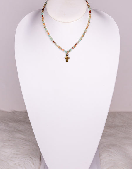 Kara Necklace - Imperial Jasper