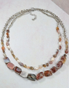 Botswana Agate Short Necklace