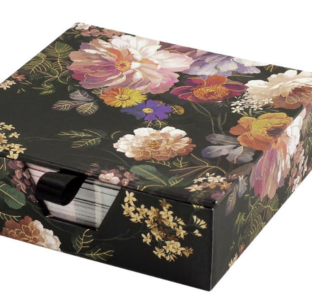 Midnight Floral Desk Notes