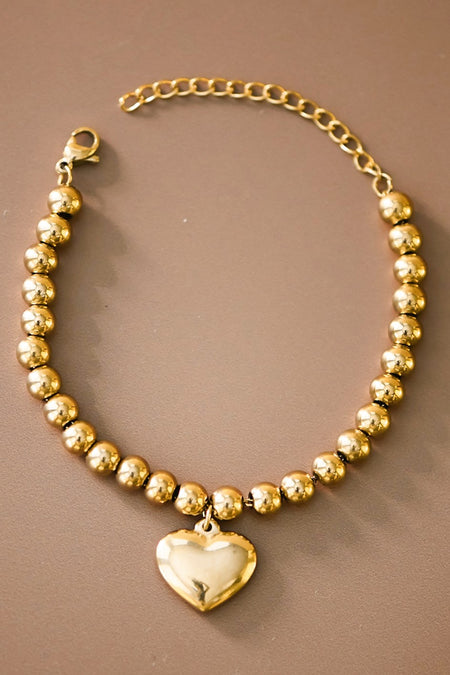 18k Gold Plated Waterproof Stainless Steel Chain Bracelet