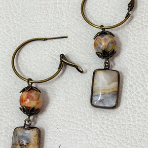 Sicily Crazy Agate Hoop