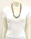 24" Copper Western Bead Necklace