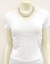 16" Graduated Silver Western Bead 2-strand Necklace