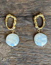 Large Pearl Dangle Earring