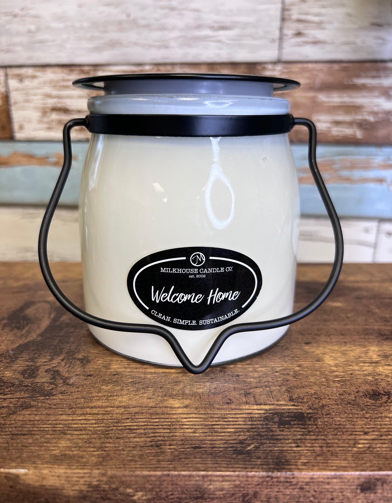 16 oz. Milkhouse Candle Co. Butter Jar - Welcome Home