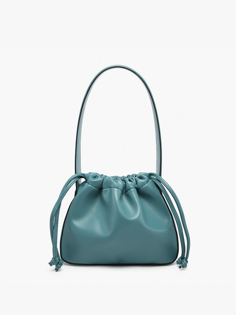 J&C Yang Cinched Bucket Bag - Teal