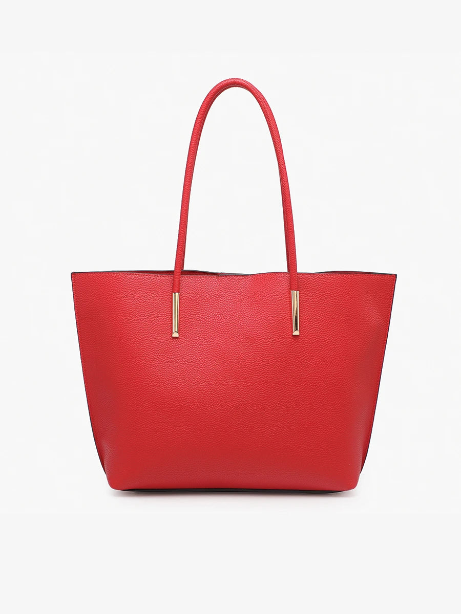 Jo Classic Tote w/ Inner Bag - Red