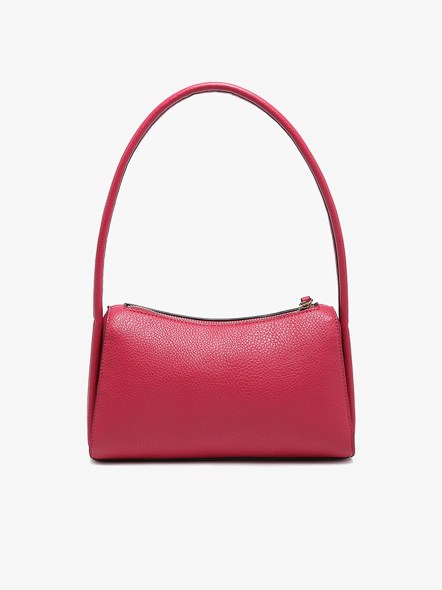 Leona Top Zip Baguette Shoulder Bag - Boysenberry