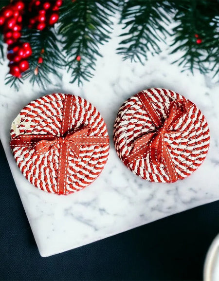 GR Candy Cane Coaster 4 pack Set