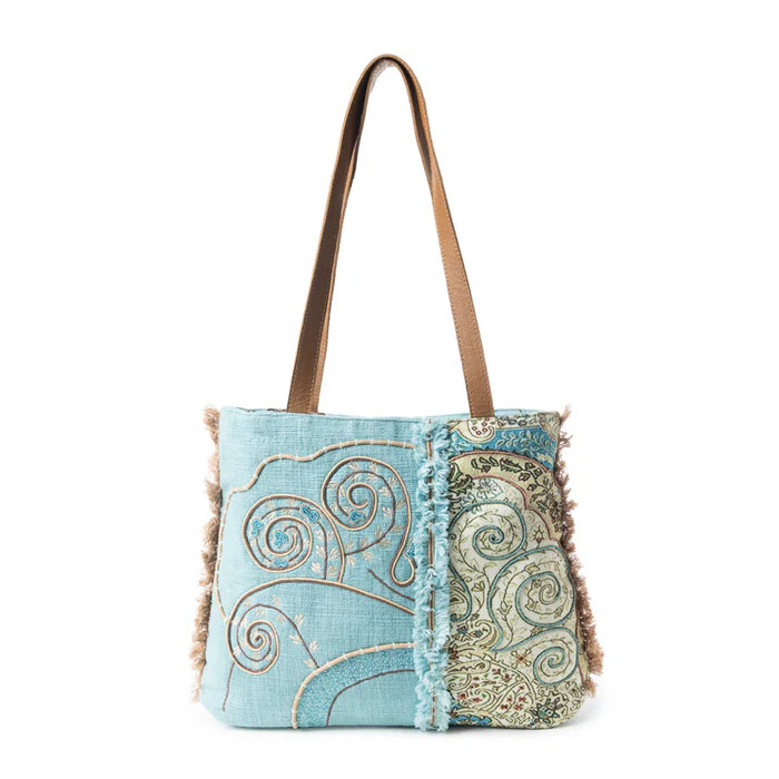 Coastal Whimsy Shoulder Bag - Blue