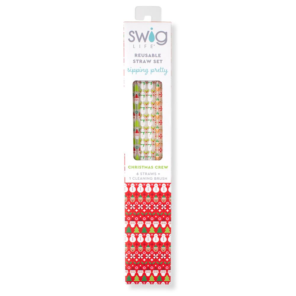 Swig Reusable Straw Set - Christmas Crew